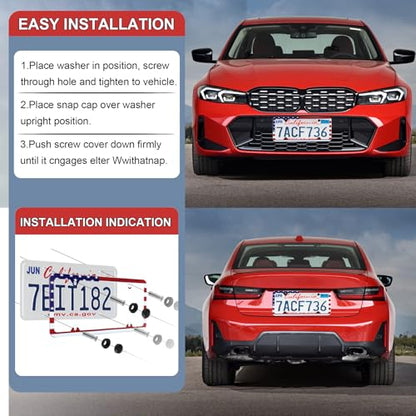 American Flag License Plate Frames
