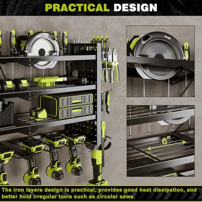 Cordless Power Tool Organizer Wall Mount