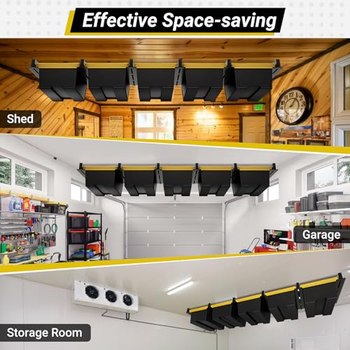 5 bin Overhead Garage Storage Rack (6 Count)