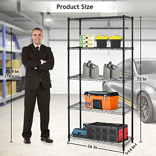 5 Tier Wire Shelf