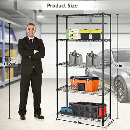 5 Tier Wire Shelf