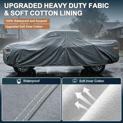 16 Layers Truck Cover Waterproof All Weather. See Truck Size Chart