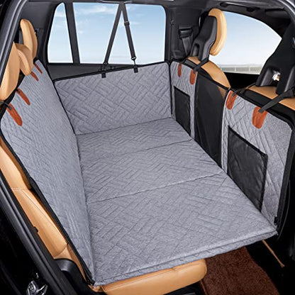 Hard Bottom Dog Car Seat Cover for Back Seat