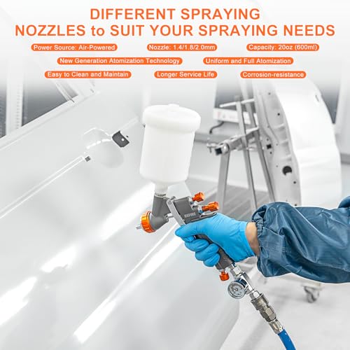 HVLP Air Spray Paint Gun Kit 1.4