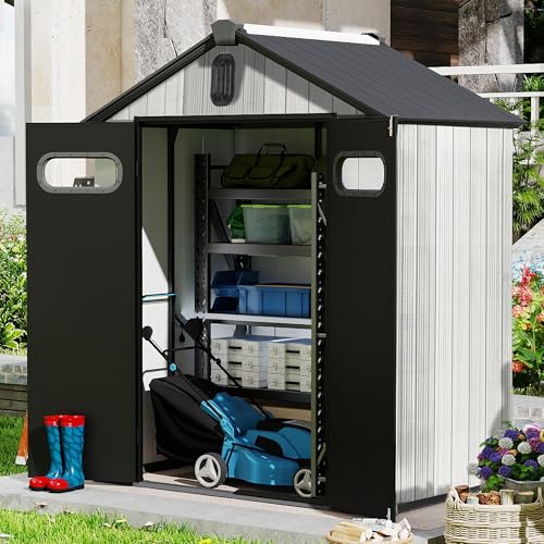 Domi 6x4 FT Resin Outdoor Storage Shed