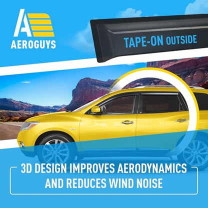 Extra Durable Window Deflectors Tape (4 Count)
