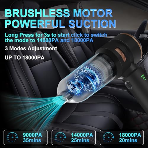Handheld Car Vacuum 18000PA