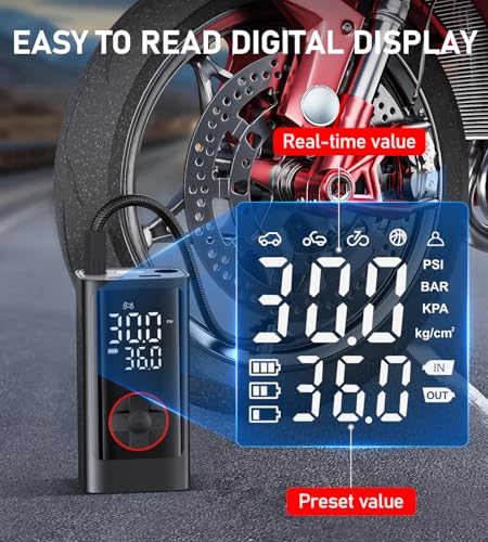 Tire Inflator Portable Air Compressor