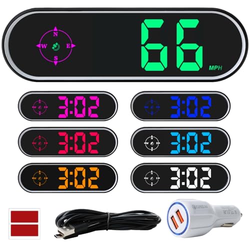 GPS Digital Speedometer for Car MPH