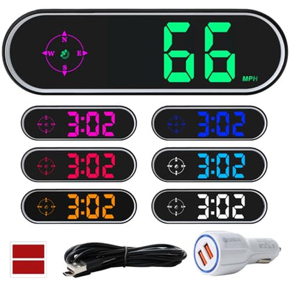 GPS Digital Speedometer for Car MPH