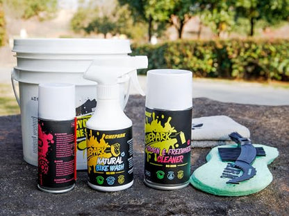 Cleaning Kit Bike Wash & Drivetrain Essentials Kit with bike clean
