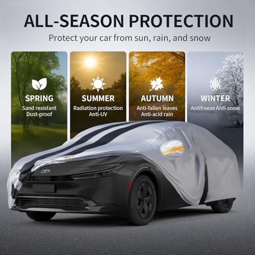 Multi Layer Car Cover Custom Fit for Toyota Prius