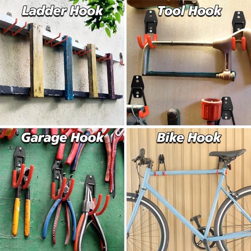MKRUI 40 Pack Garage Hooks for Storage & Hanging Items