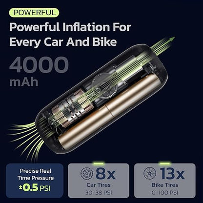 Bike Pump Portable Air Compressor for Cars & Bikes
