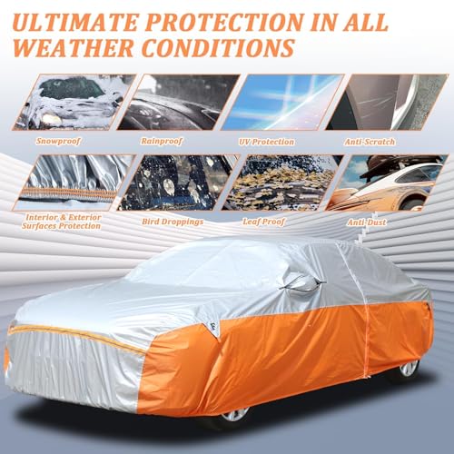Waterproof All Weather Sedan Car Cover