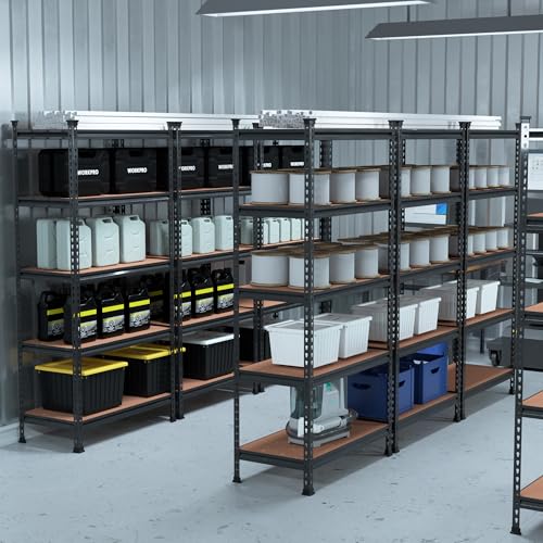 5 Tier Adjustable Metal Shelving