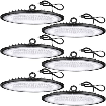 6 Pack 200W UFO Led High Bay Light Fixture (6 Count)
