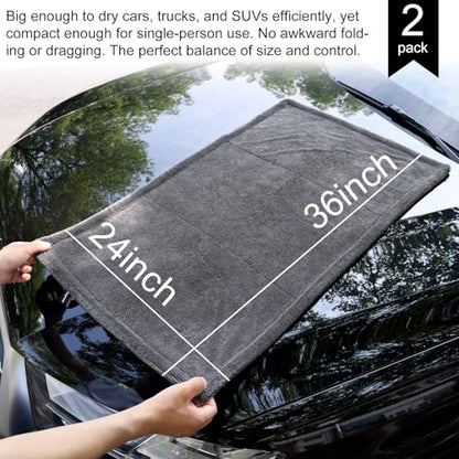 2 Pack XL Car Drying Towel (2 Count)