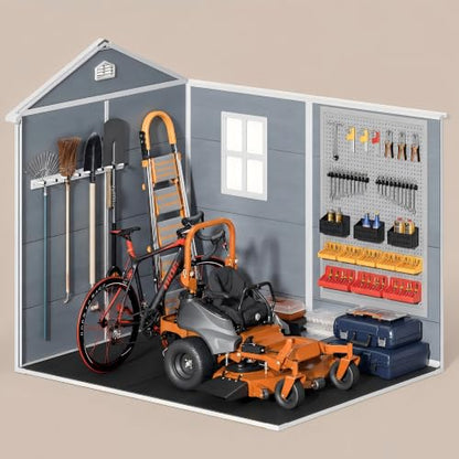8x6 FT Outdoor Plastic Shed