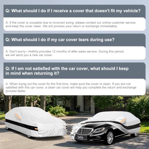 10 Layers Sedan Car Cover Custom Fit for Mercedes