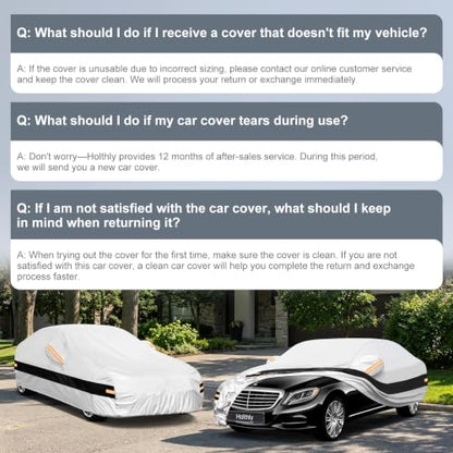 10 Layers Sedan Car Cover Custom Fit for Mercedes