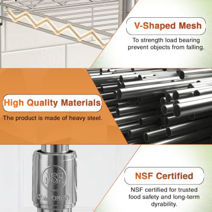5 Tier Wire Shelf