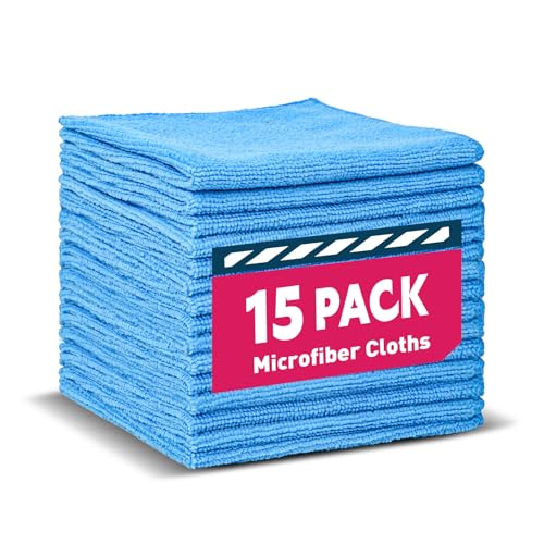 Microfiber Cleaning Cloths (15 Count)