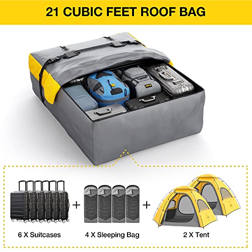 21 cuft PVC Roof Cargo Bag