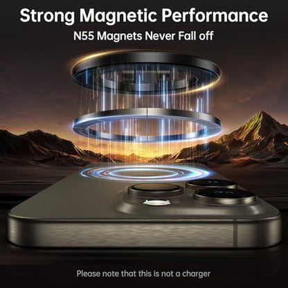 Fits MagSafe Car Mount Magnetic Phone Holder for Dash and Tesla
