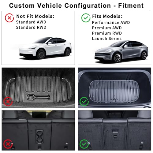 Tesla Model Y Juniper Floor Mats Set 2025 2026