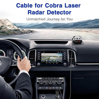 USB to DC3.5 Radar Detector Power Cord for Cobra Models