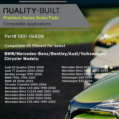 Front Semi Metallic Brake Pads