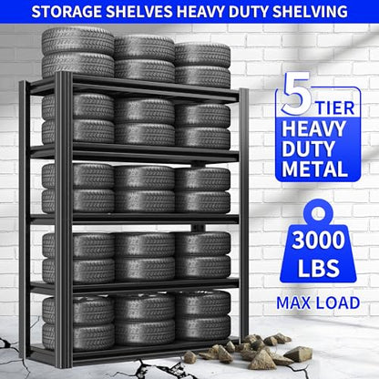 Metal Storage Shelving (5 Count)