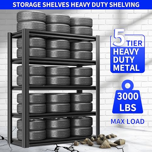 Metal Storage Shelving (5 Count)