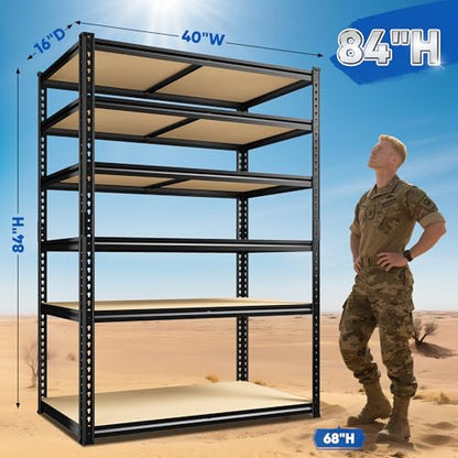 84" H Garage Shelving (6 Count)