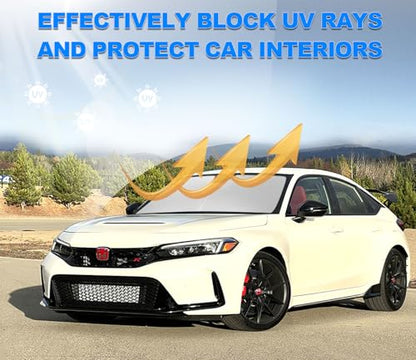 Foldable Front Windshield Sunshade fit for Honda Civic 2022