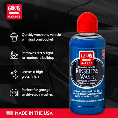Rinseless Wash for Car Cleaning and Detailing (16 Fl Oz)