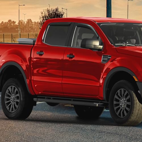 in Channel Extra Durable Rain Guards for Trucks Ford Ranger 2019