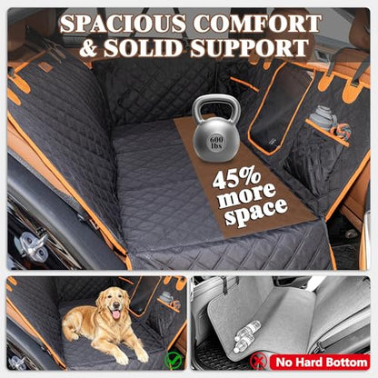 Hard Bottom Car Seat Cover for Dogs