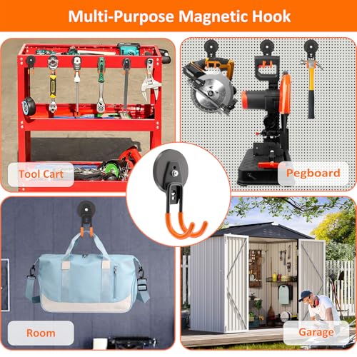 Strong Magnetic Hooks Heavy Duty (4 Count)