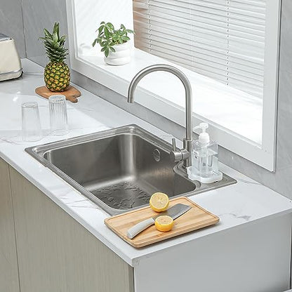 Silicone Soap Dish with Drain Spout