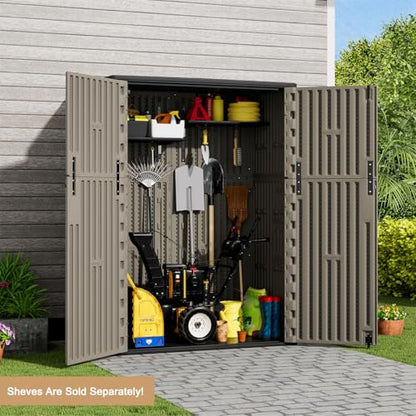 Outdoor Vertical Storage Shed