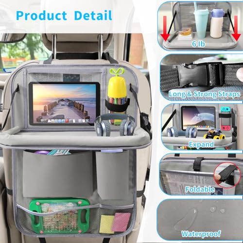 Car Backseat Organizer with Tablet Holder (2 Count)