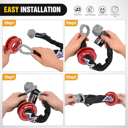 2PCS Synthetic Soft Shackle 1