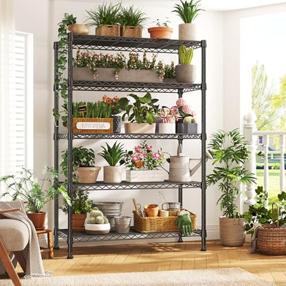 31.5" W 5 Tier Storage Shelves