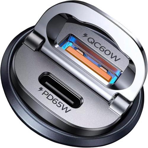 Upgraded】 125W Car Charger USB C Super Fast Charging
