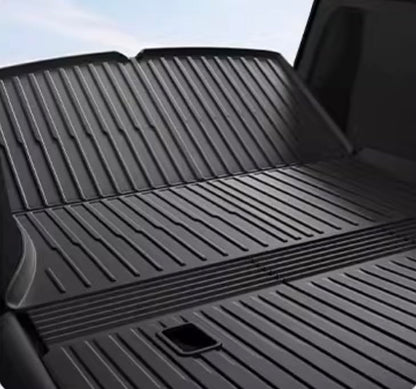 Compatible with 2026 Tesla Model Y L 6 Seater Floor Mats 3 Row TPE & Trunk Mat & Back Seat Cover & Frunk Liner & Rear Lower
