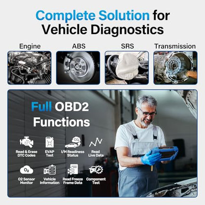 460T OBD2 Scanner Car Code Reader Engine ABS SRS Transmission Diagnostic Tool