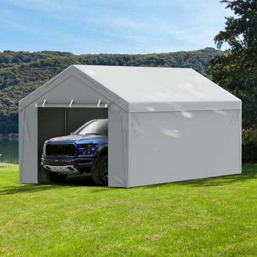 Carport Replacement Canopy Cover Top + Side Wall 13 x 20 ft