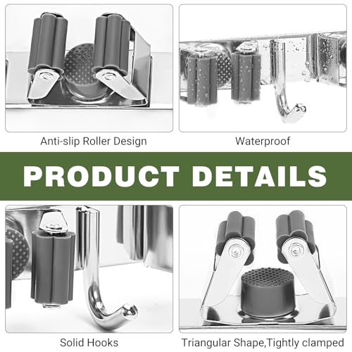 Broom Holder Wall Mount